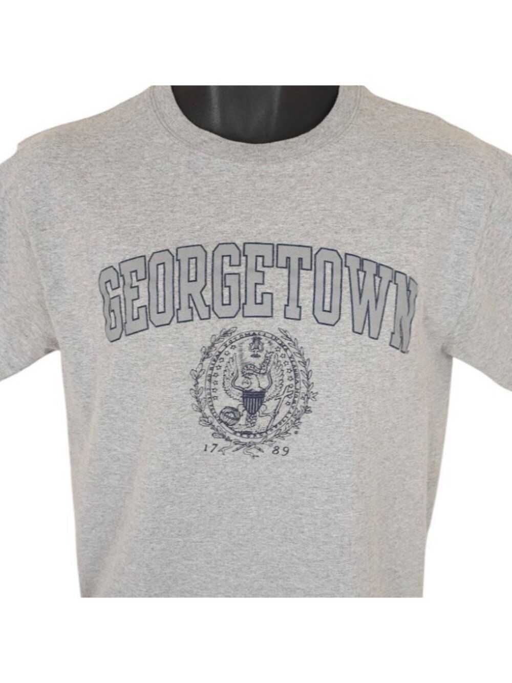 Georgetown Hoyas T Shirt Mens Size Small Gray NCAA University Champion Brand